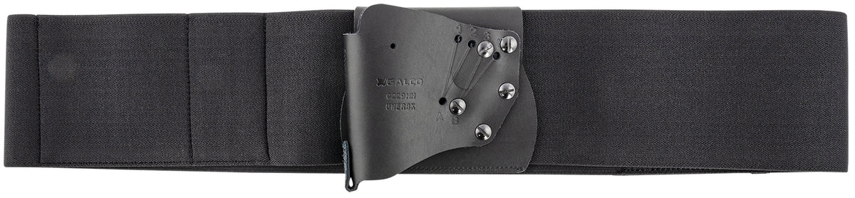 Galco UnderWraps Elite Belly Band Holster Black XL Leather/Nylon