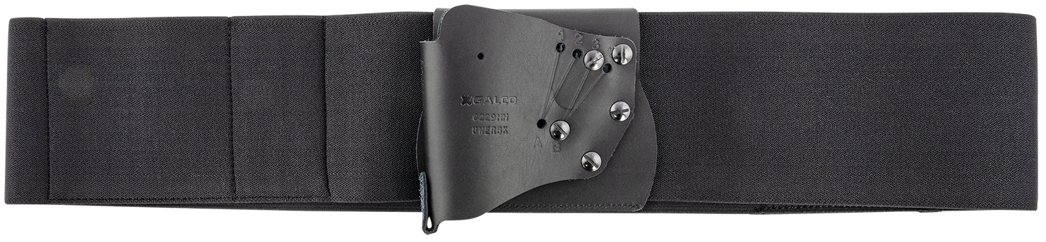 Galco UnderWraps Elite Belly Band Holster Black XL Leather/Nylon