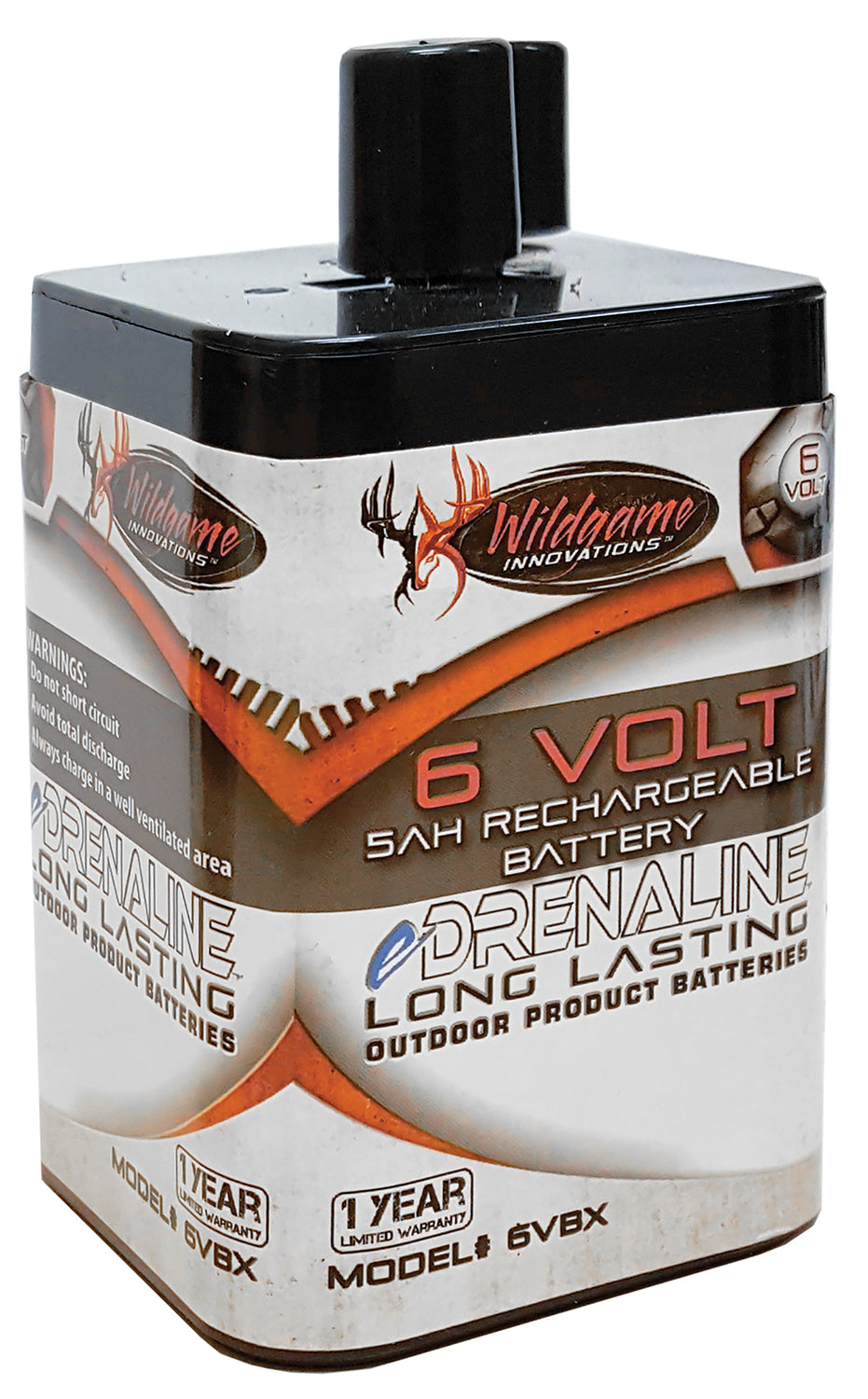 Wildgame Innovations WGIWGIBT0014 Spring Style Rechargeable Battery Black/Tan 6.0V 5mAh