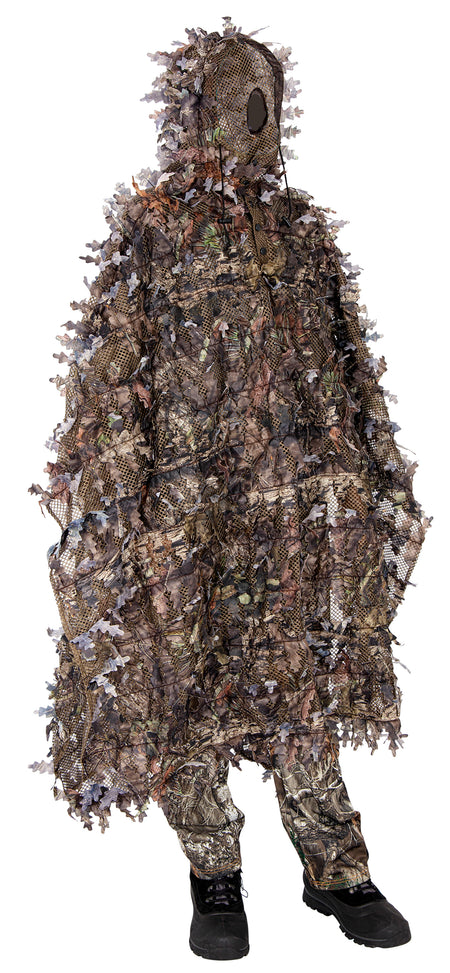 Ameristep AMSAMEAC0203 3D Leafy Poncho Mossy Oak Break-Up Country Camo OSFA