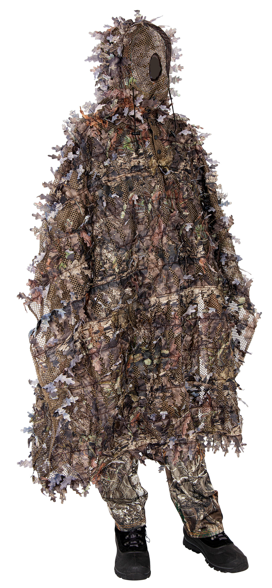 Ameristep AMSAMEAC0203 3D Leafy Poncho Mossy Oak Break-Up Country Camo OSFA