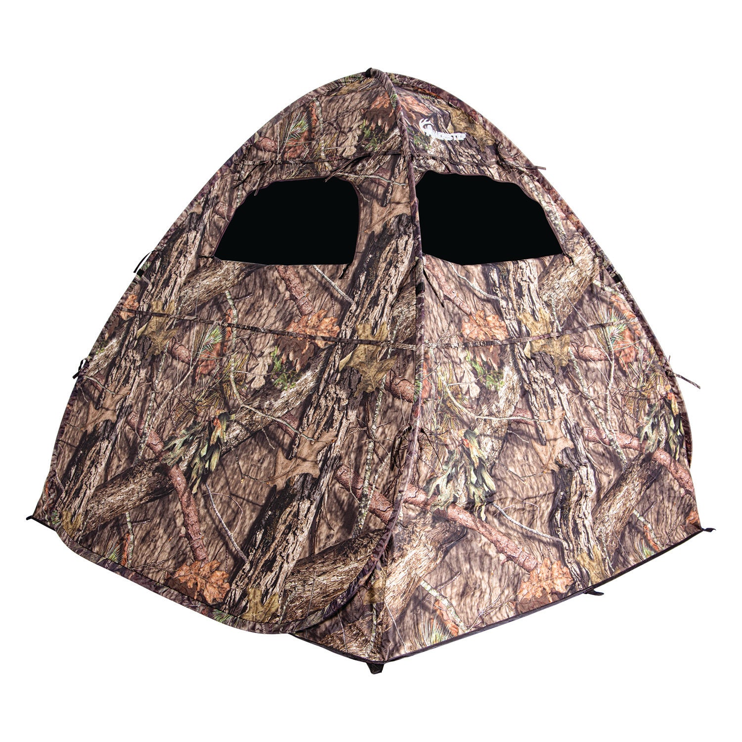 Ameristep Gunner Spring Steel Ground Blind Mossy Oak Break-Up Country Durashell Plus
