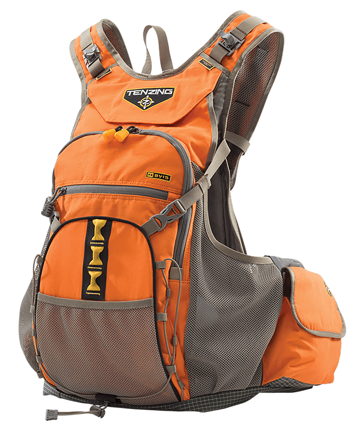 Tenzing TZG962208 BV16 Bird Hunting Vest XL/XXL Brown/Orange Robic Rip-Stop