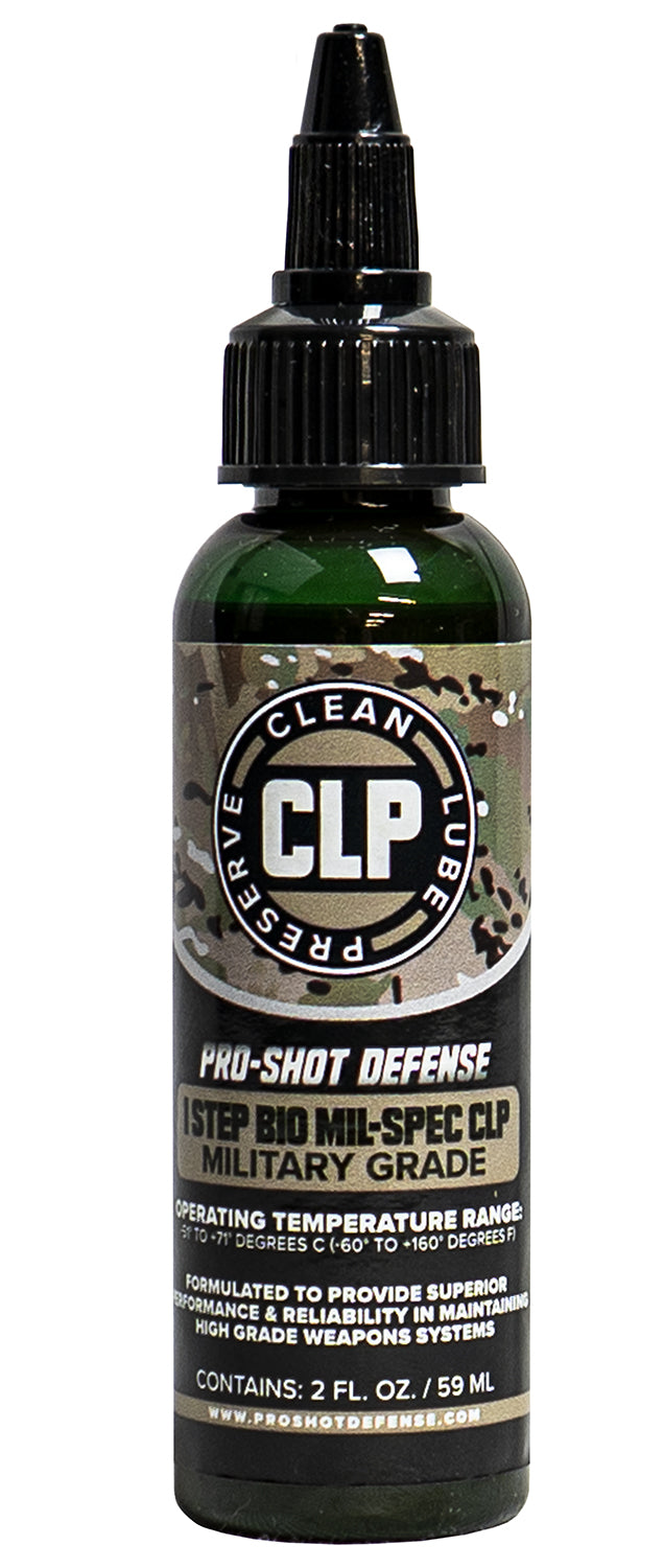 Pro-Shot 1STEP BIO Mil-Spec CLP 2 oz Squeeze Bottle Cleaner Lubricant Protectant