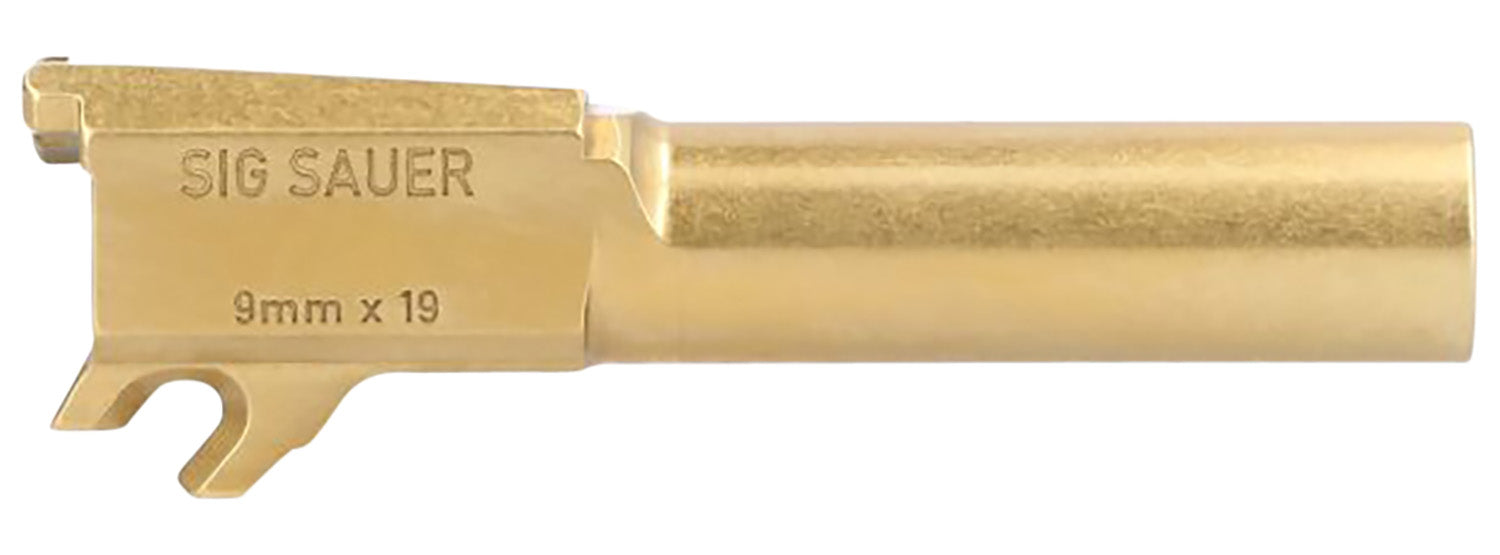 Sig Sauer 8900776 P365 Replacement Barrel 9mm Luger 3.10" Gold Titanium Nitride