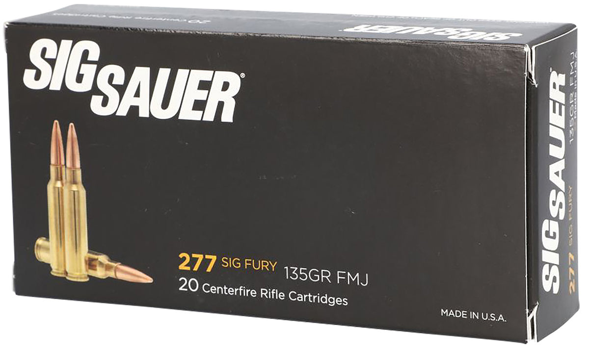 Sig Sauer Elite Ball .277 Sig Fury 135 gr FMJ ammo