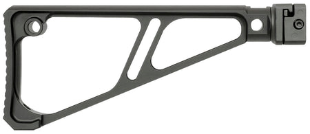 Midwest Industries MISTAPSFFES Side Folding Fixed Extruded Stock Black Anodized Aluminum for 1913 Picatinny Rail