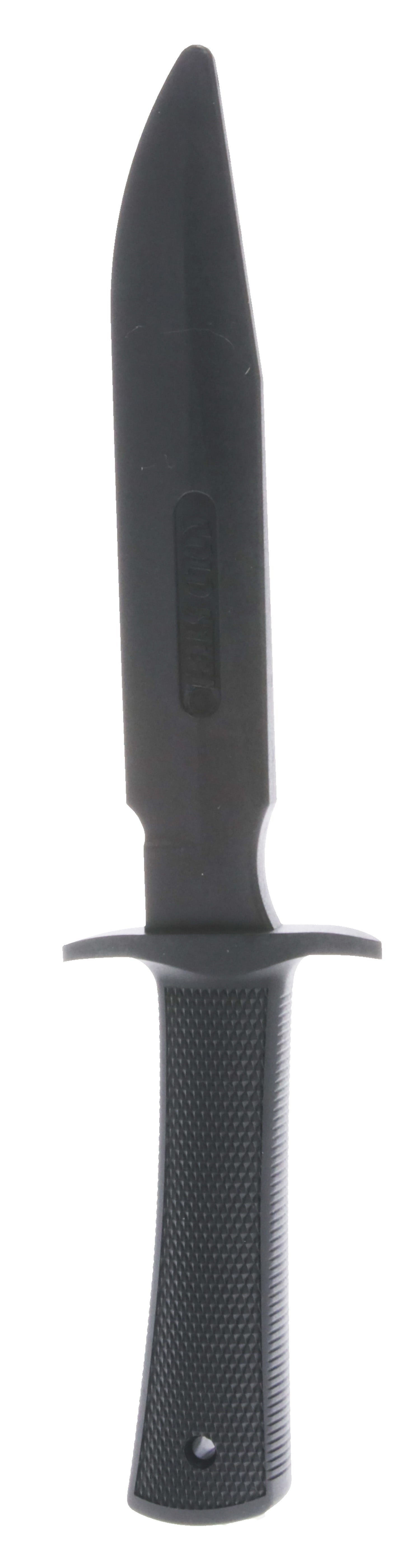 Cold Steel CS92R14R1 Military Classic Rubber Trainer 6.75" Fixed Blade Black Santoprene