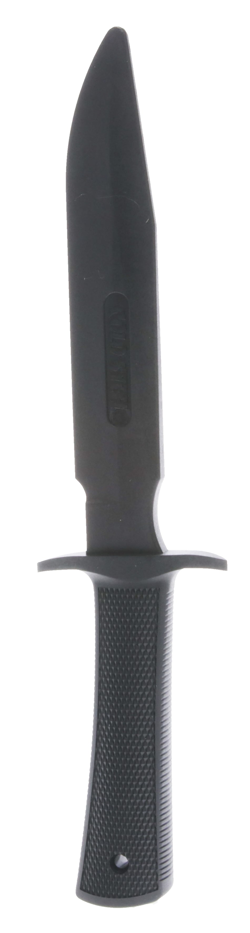 Cold Steel CS92R14R1 Military Classic Rubber Trainer 6.75" Fixed Blade Black Santoprene