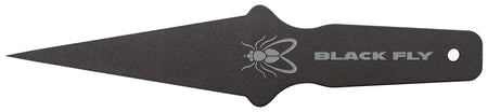 Cold Steel CS80STMA Black Fly Throwing Knife Fixed Blade 1055 Carbon Steel with Rust Resistant Finish