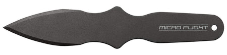 Cold Steel CS80STMB Micro Flight Thrower Fixed Plain Spear Point 550C Spring Steel Blade and Handle