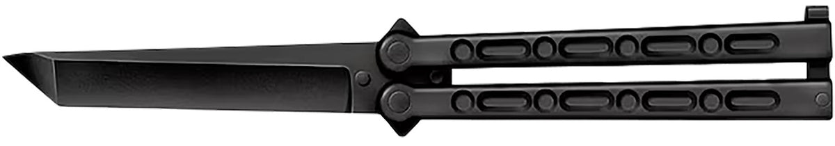 Cold Steel CS-92EAB FGX Balisong 5" Folding Tanto Black Griv-Ex Blade and Handle Butterfly Knife