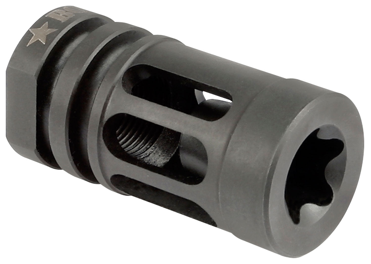 BCM GFCMOD0556 BCMGunfighter Compensator Mod 0 Black Nitride Stainless Steel 1/2"-28 5.56 NATO AR-15