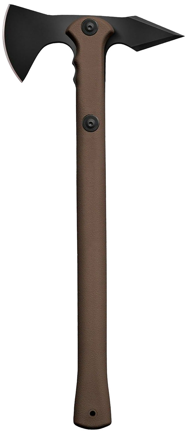 Cold Steel CS90PTHF Trench Hawk 3.50" Blade 1055 Carbon Steel Flat Dark Earth Polypropylene Handle 19"