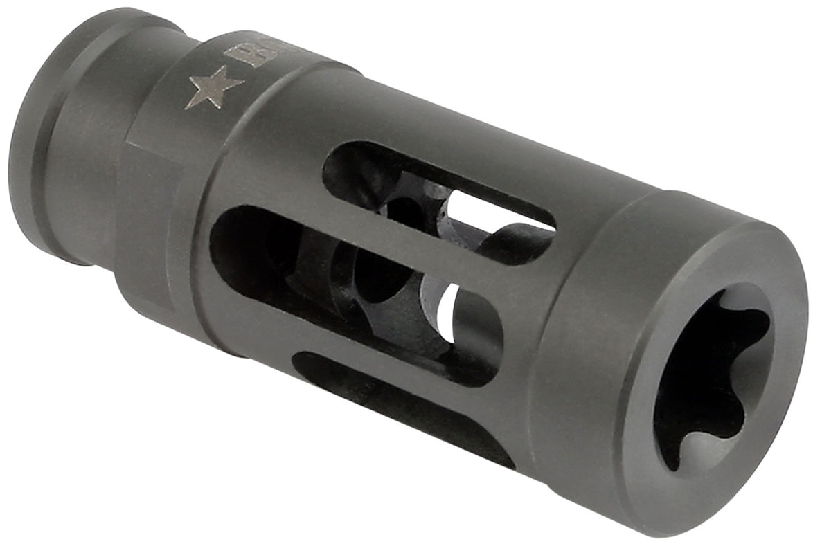 BCM GFCMOD1762 BCMGunfighter Compensator Mod 1 Black Stainless 5/8"-24 7.62mm 300 Blackout