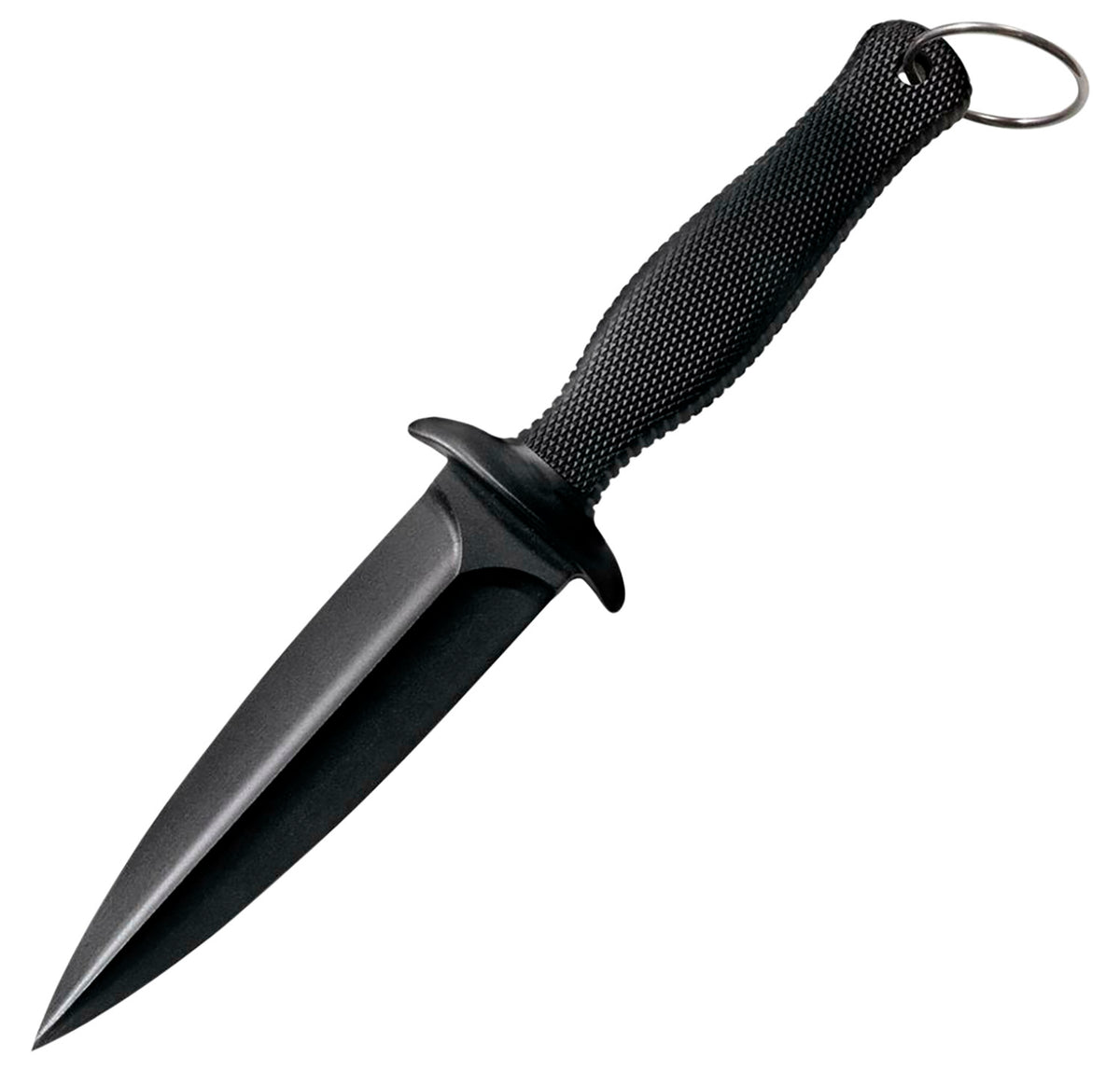 Cold Steel CS-92FBA FGX Boot Blade II 5" Fixed Plain Black Griv-Ex Blade with Black Checkered Kray-Ex Handle