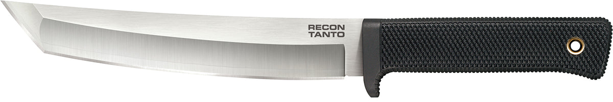 Cold Steel CS-35AM San Mai Recon Tanto 7" Fixed Plain VG-10 San Mai Blade Black Textured Kray-Ex Handle