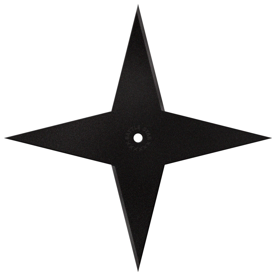 Cold Steel CS80SSXL Battle Star Large Throwing Star Black 1055 Carbon Steel Blade