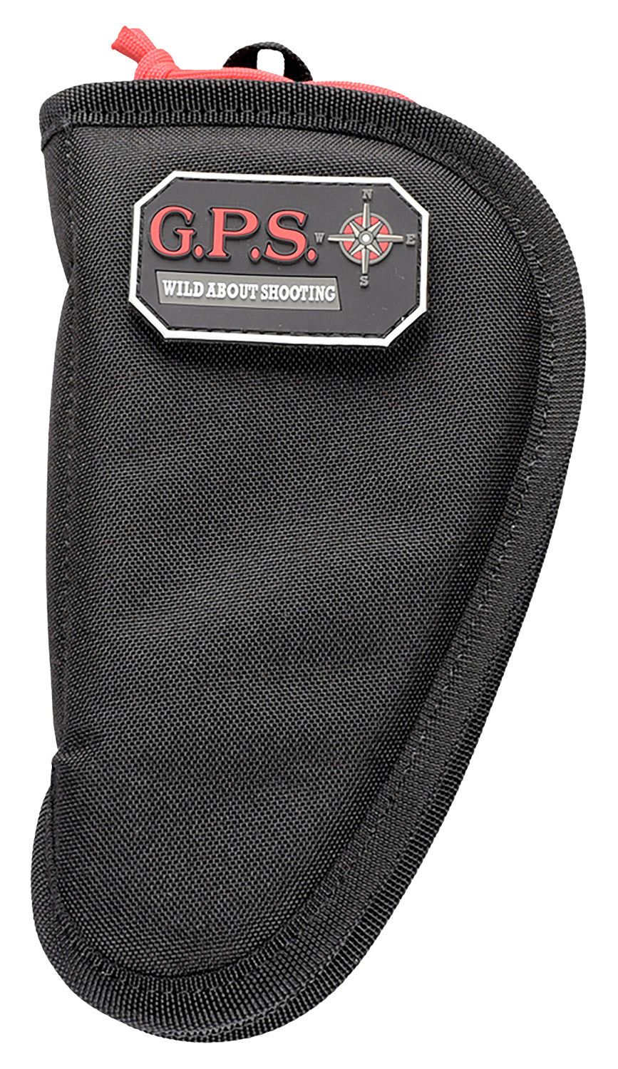 GPS Bags 1004CPCB Discreet Pistol Case Black with Lockable Zipper for Handguns 4" Barrel or Less