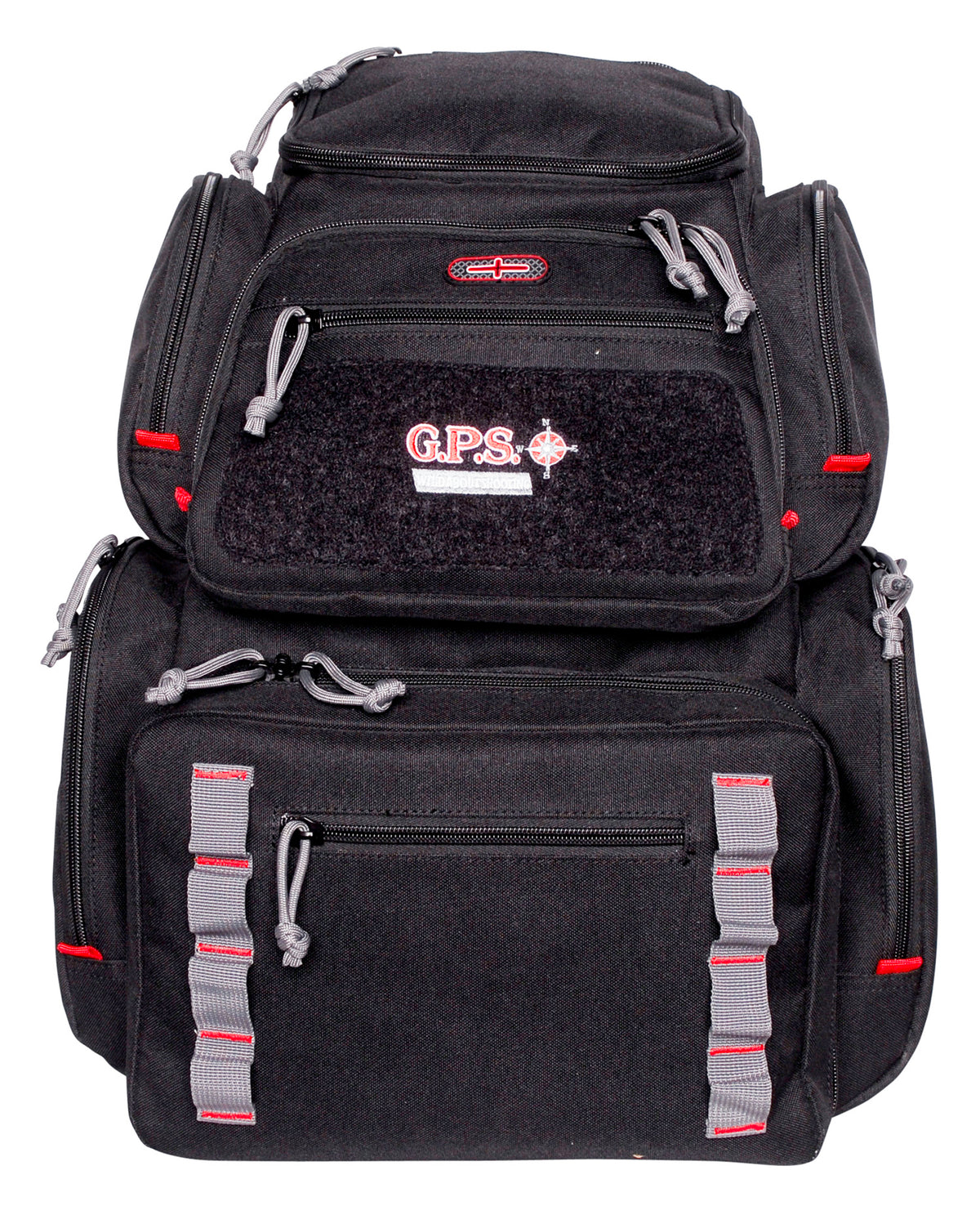 GPS Bags 1712BPB Pistolero Black/Gray Range Backpack Holds 5 Handguns
