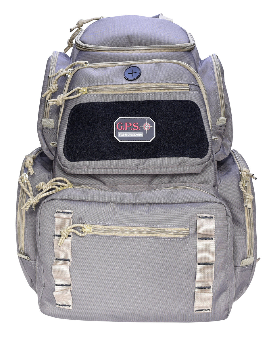 GPS Bags 1712BPRK Pistolero Rifle Green/Khaki Backpack Holds 5 Handguns