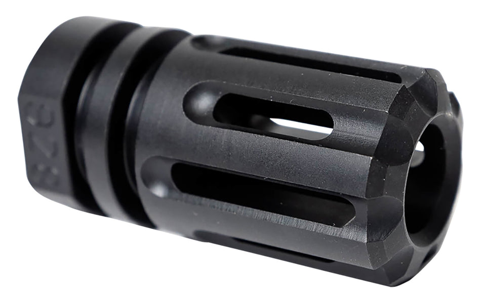 Angstadt Arms AAF09HHB28 9mm Flash Hider Black Hardcoat Anodized Steel 1/2"-28 Threads 1.75" OAL