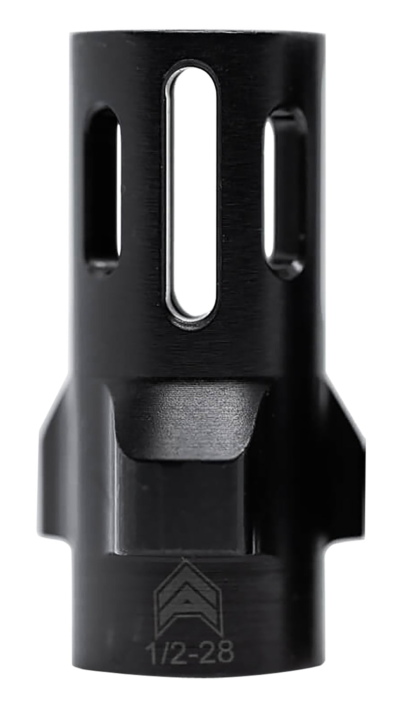 Angstadt Arms AA093LHB28 9mm Tri-Lug Flash Hider Black Hardcoat Anodized Steel 1/2"-28 Threads 1.42" OAL