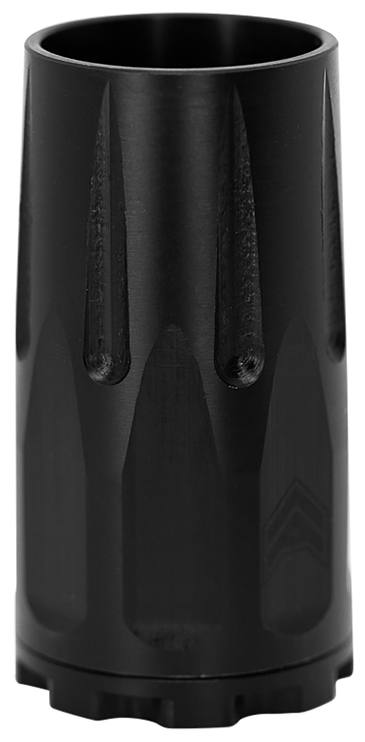 Angstadt Arms AA093LBC01 Blastwave 9mm 3-Lug QD Blast Shield Black Hardcoat Anodized Steel 2.50" OAL