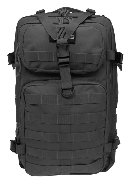 GPS Bags T1712BPB Tactical Laptop Backpack Black 600D Polyester Holds 2 Pistols