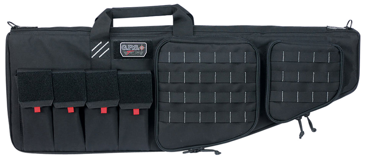 GPS Bags T32ARB Tactical AR Case 32" Black 1000D Nylon with Mag Pockets Lockable Zippers and Handgun Pocket