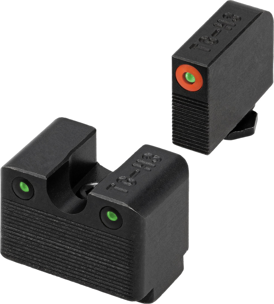 TruGlo TGTG231G3MW Tritium Pro Green Tritium White Outline Front & Green Tritium Rear Sight