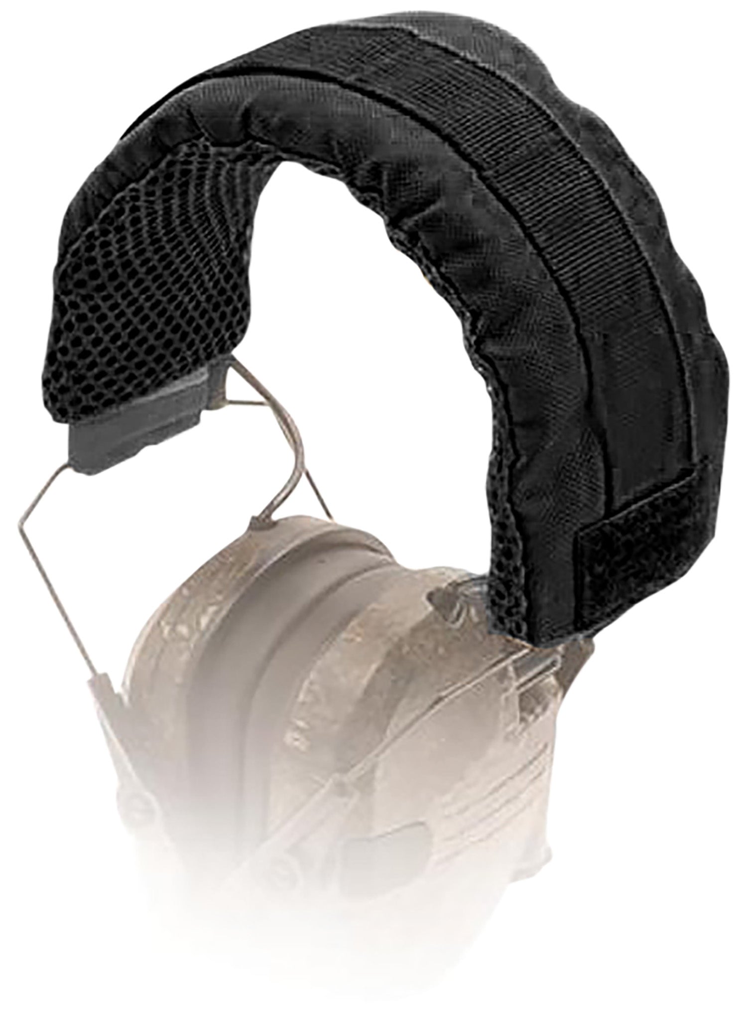 Walker's GWPHDBNDV Razor Headband Wrap Black Nylon with Molle Webbing Universal Fit