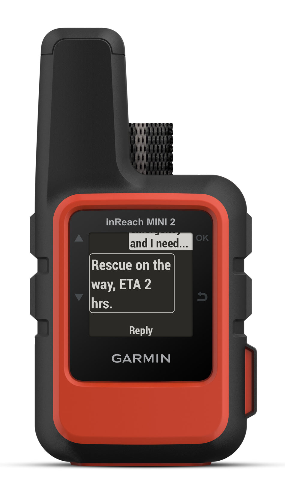 Garmin inReach Mini 2 Satellite Communicator Black/Red SOS/Maps/GPS Rechargeable Li Battery Bluetooth/ANT+