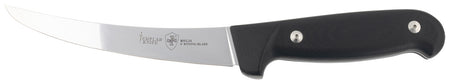 Templar Knife K6BBK362 Boning 6" Fixed Plain Damasteel Blade, 5" Black G10 Handle