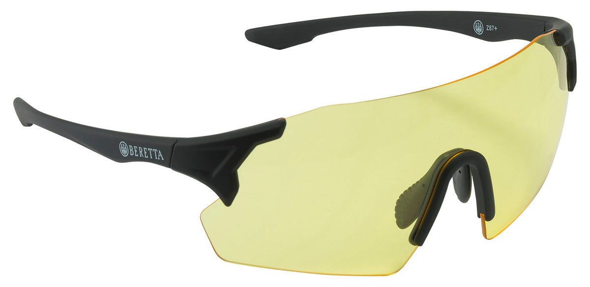 Beretta Challenge EVO Shooting Glasses - Yellow Lens, Black Frame