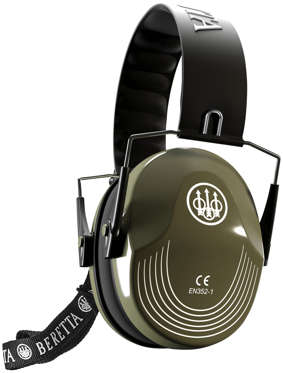 Beretta Safety Pro Earmuff 25 dB NRR Green/Black Hearing Protection