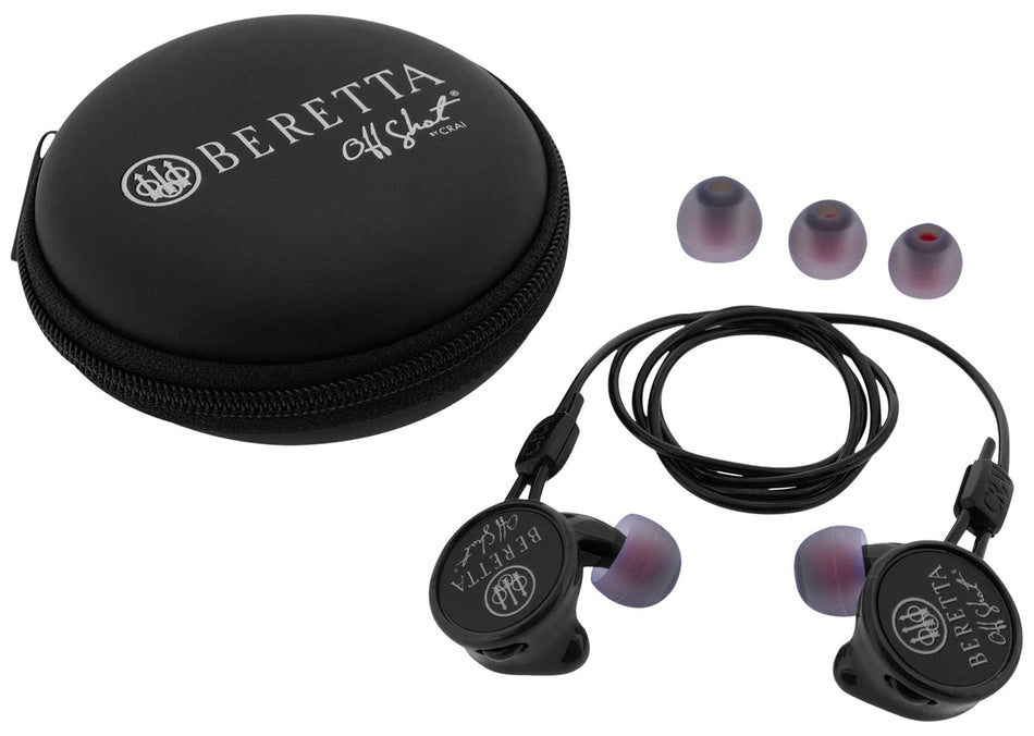 Beretta Mini Headset Comfort Plus Silicone Earpiece 32 dB In-Ear Black