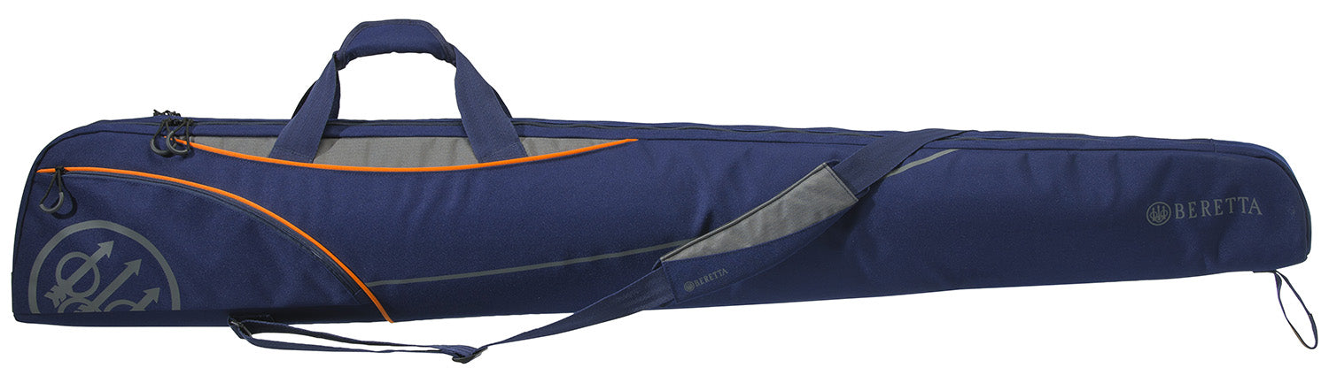 Beretta Uniform Pro EVO Double Soft 32" Gun Case Blue w/ Orange & Gray Accents Water Resistant