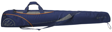 Beretta Uniform Pro EVO Double Soft 32" Gun Case Blue w/ Orange & Gray Accents Water Resistant