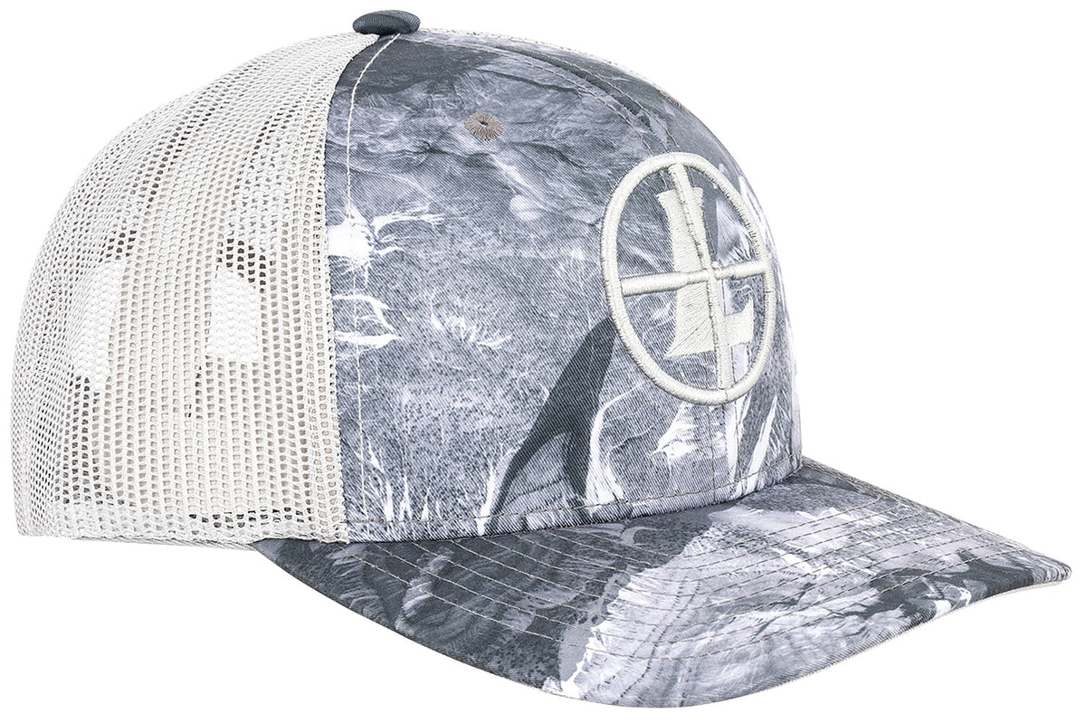 Leupold 182544 Trucker Icon Hat Mossy Oak/Terra/Charcoal Semi-Structured Snapback