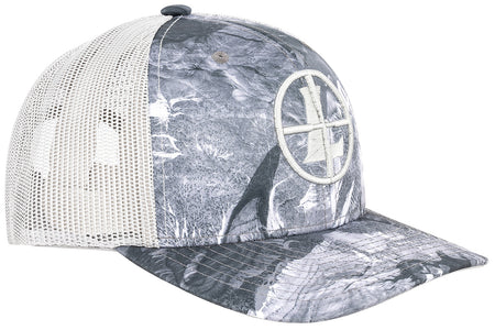 Leupold 182544 Trucker Icon Hat Mossy Oak/Terra/Charcoal Semi-Structured Snapback