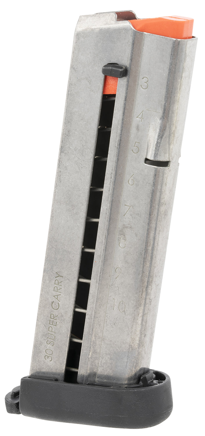 Smith & Wesson 3015318 M&P Shield 10-Round 30 Super Carry Black Steel Magazine