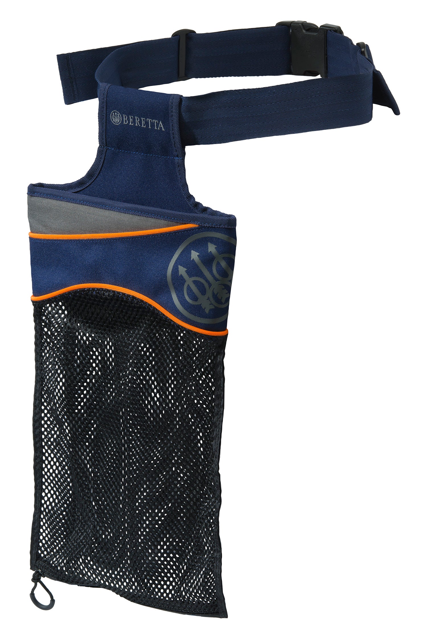 Beretta Uniform Pro EVO 50-Round Shell Pouch, Blue Mesh, Adjustable Belt Clip