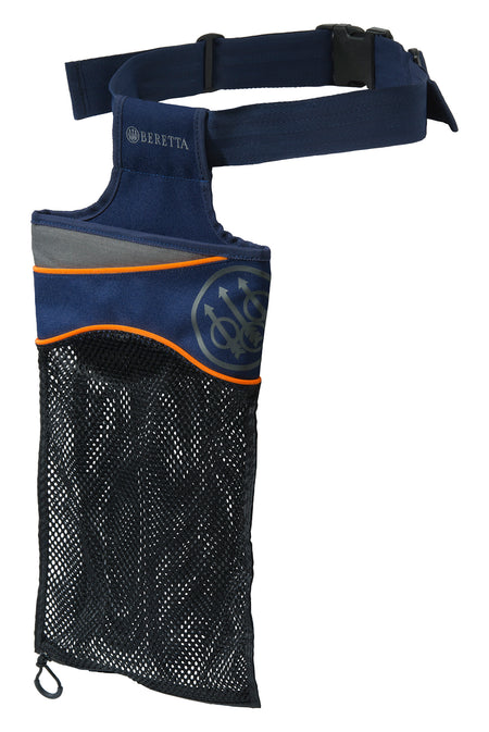 Beretta Uniform Pro EVO 50-Round Shell Pouch, Blue Mesh, Adjustable Belt Clip