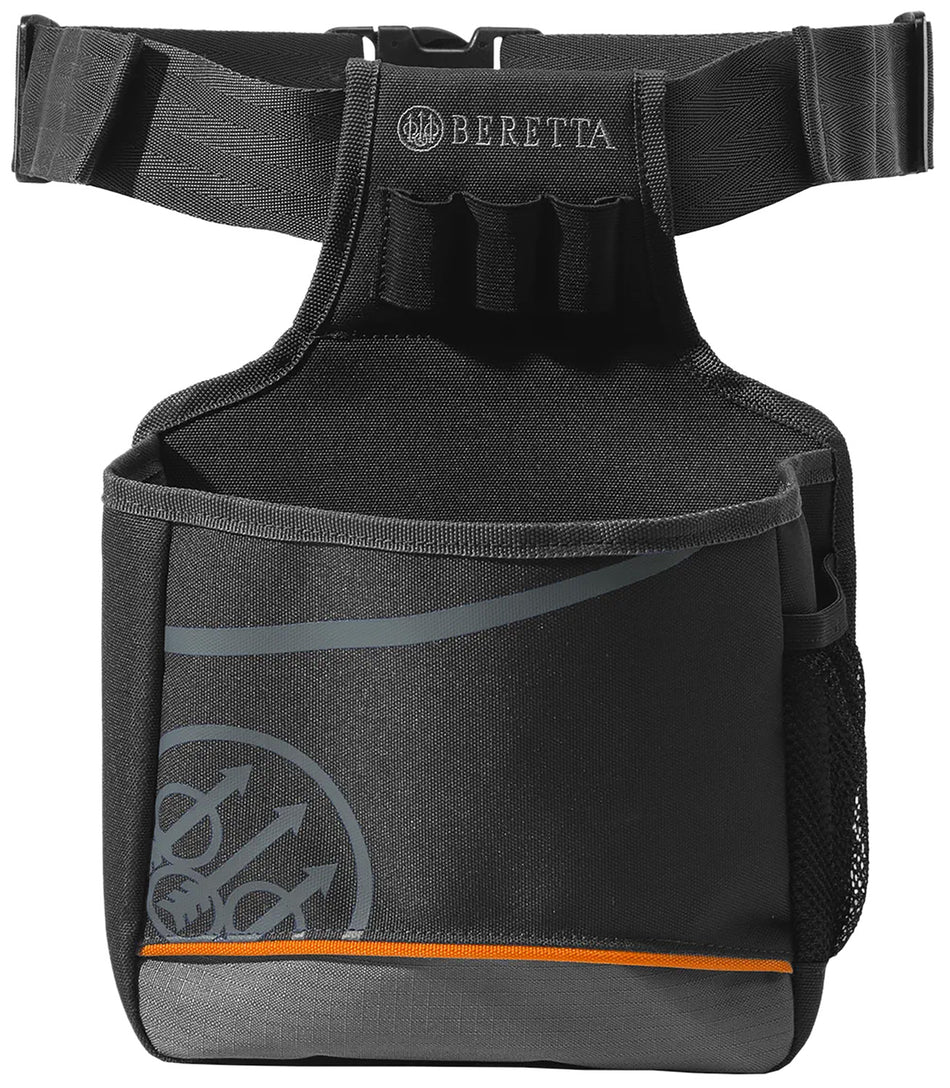 Beretta Uniform Pro EVO 50-Round Shell Pouch, Black Neoprene, Adjustable Belt Clip