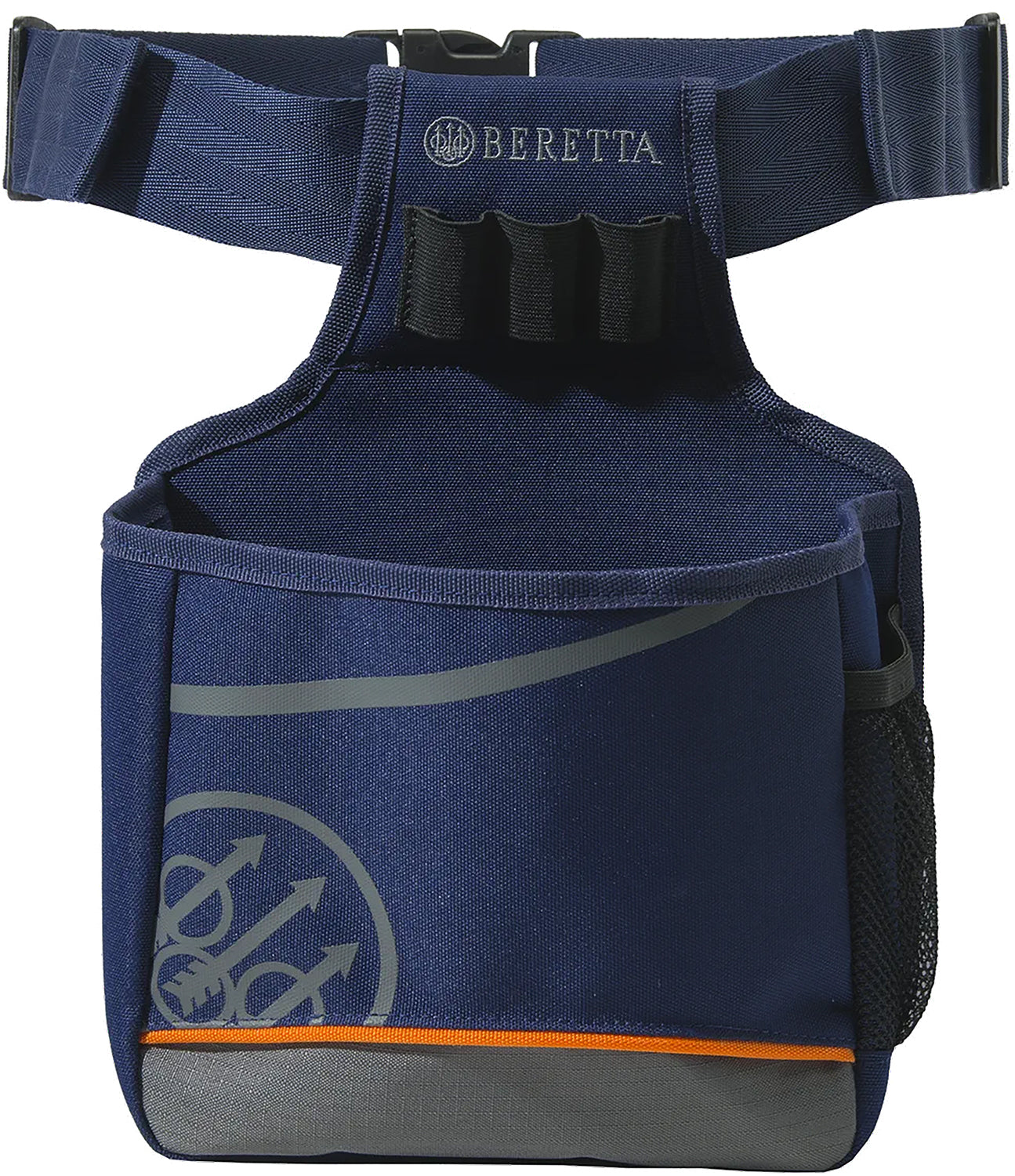 Beretta Uniform Pro EVO 50-Round Shell Pouch, Blue Neoprene, Adjustable Belt Clip