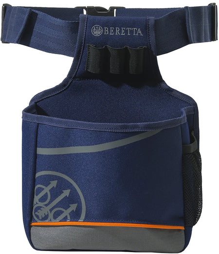 Beretta Uniform Pro EVO 50-Round Shell Pouch, Blue Neoprene, Adjustable Belt Clip