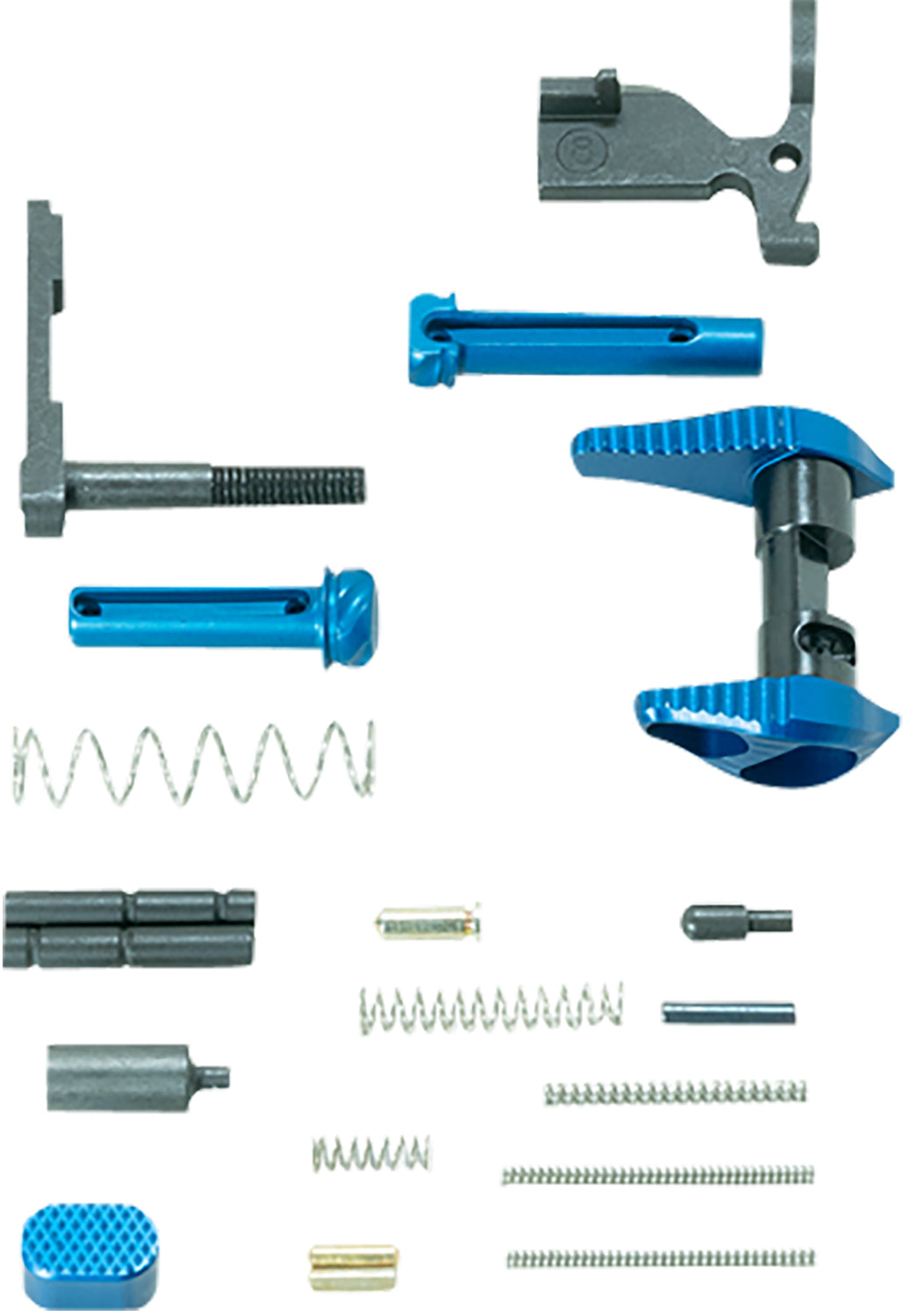Timber Creek Outdoors ARLPKB AR-15 Lower Parts Kit Blue Anodized Aluminum