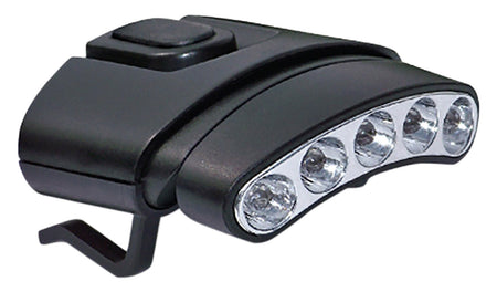 Cyclops Orion Tilt Hat Clip Light 30 Lumens Green/White LED Black