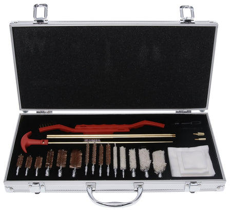 Birchwood Casey PGCK Premium Multi-Caliber Cleaning Kit 27 Pieces Silver